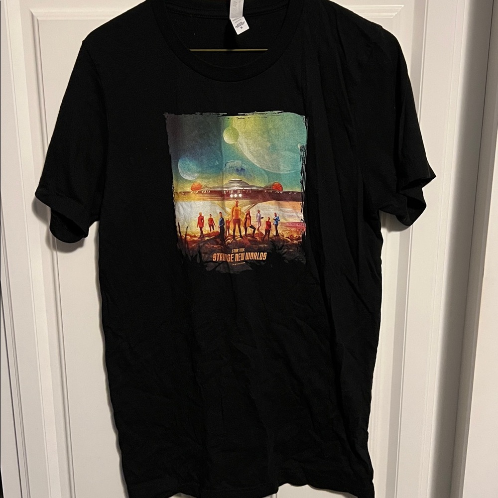 Black Graphic T-Shirt Star Trek Strange New Worlds